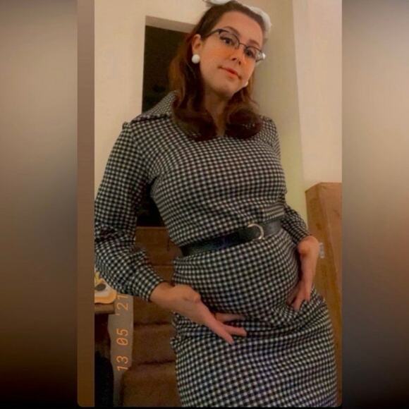 Vintage 1960's Bleeker street plaid dress - Picture 2 of 16